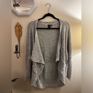 Soft grey cardigan with pockets